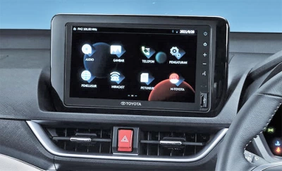New Integrated 9-inch Head unit All New Veloz