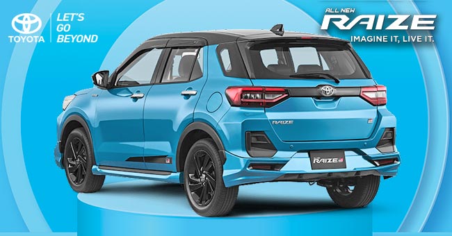 Eksterior Belakang Toyota Raize GR Sport