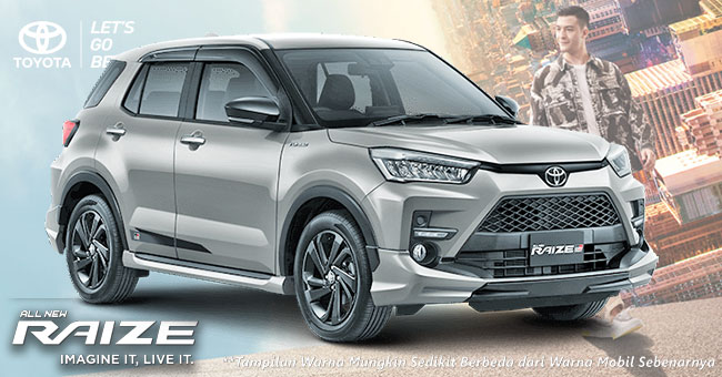 Warna Silver Toyota Raize GR Sport
