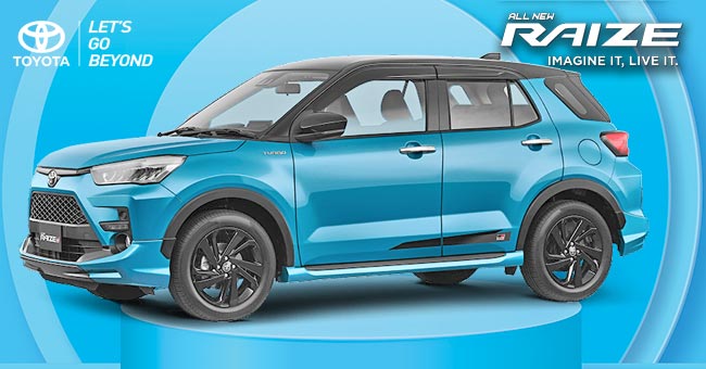 Eksterior Samping Toyota Raize GR Sport