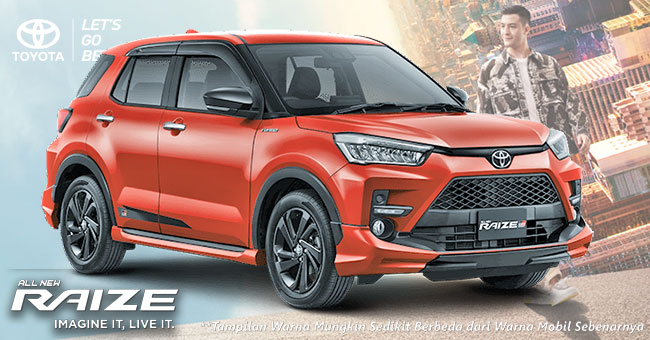 Warna Red Merah Toyota Raize GR Sport