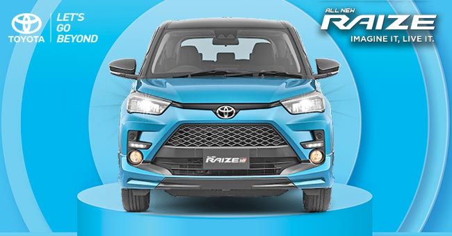 Eksterior Depan Toyota Raize GR Sport