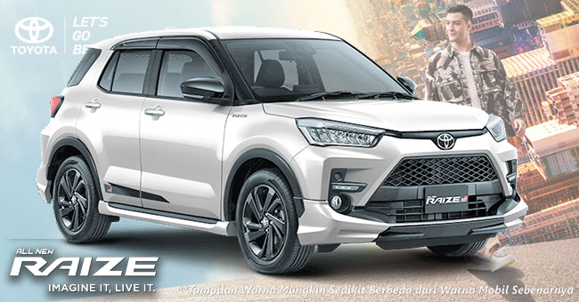 Warna White Putih Toyota Raize GR Sport