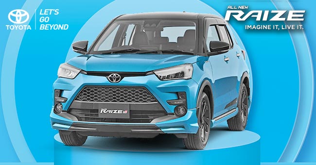 Eksterior Depan Toyota Raize GR Sport
