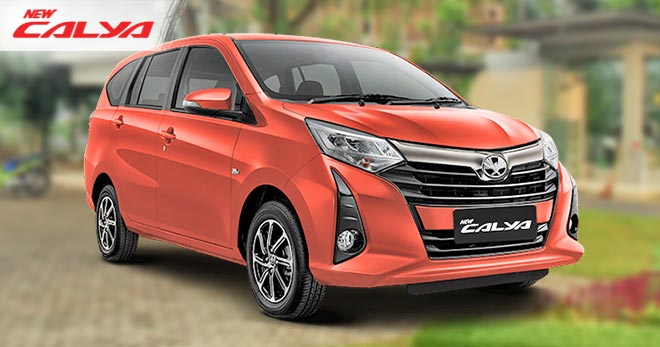 Orange Metallic Toyota New Calya